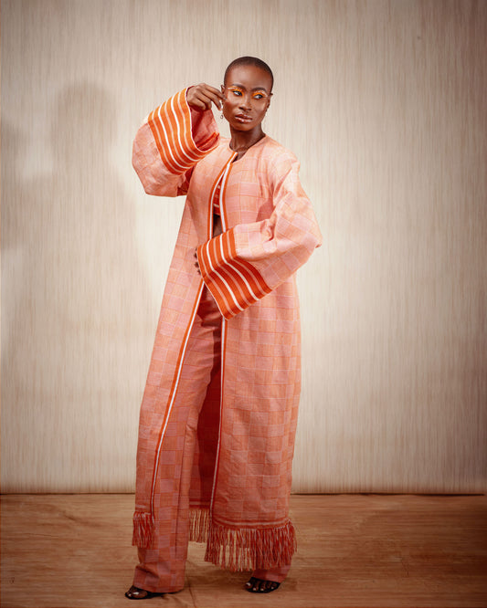 Oma Akwete Kimono Jacket