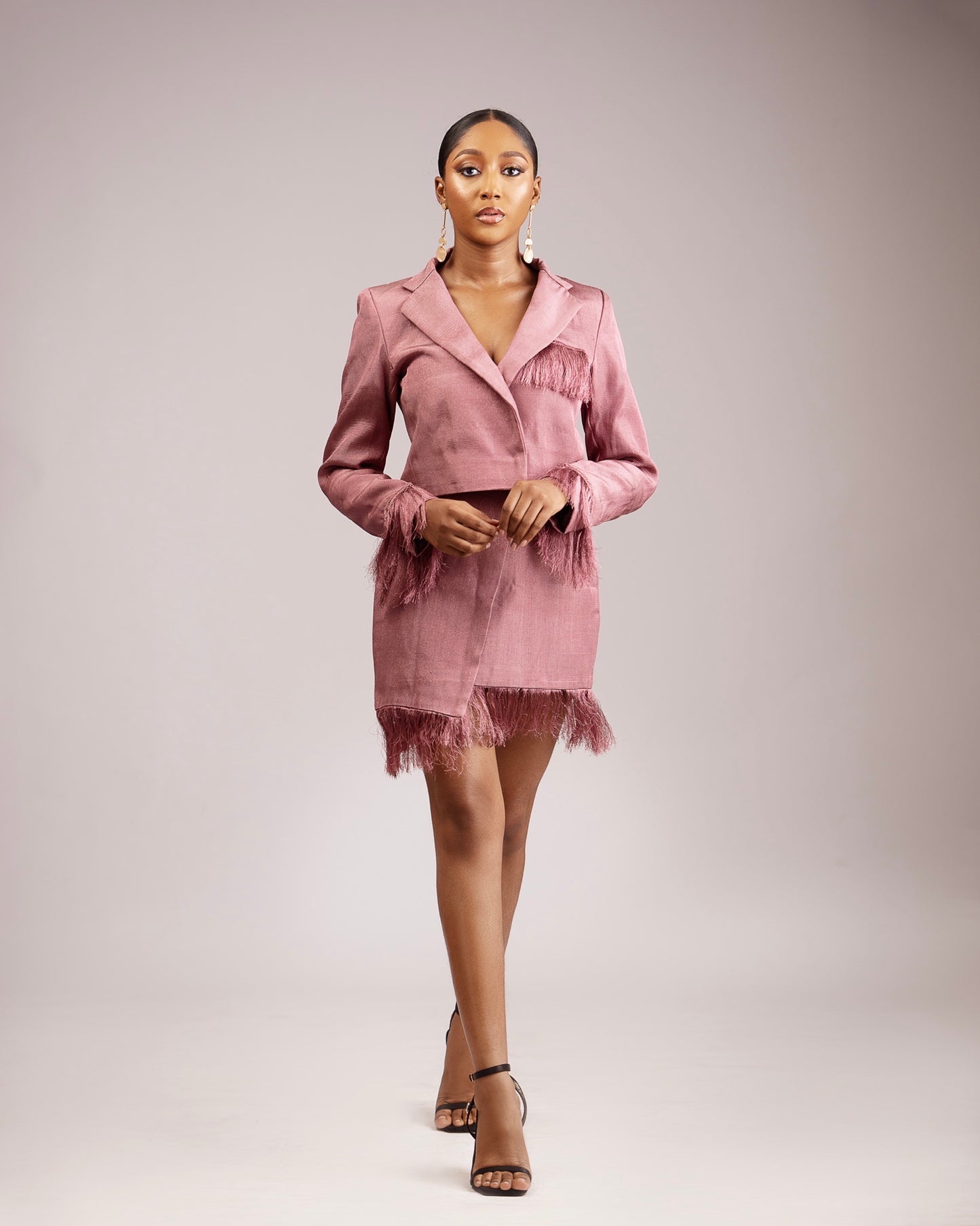 Ebira Fringe Cropped Jacket