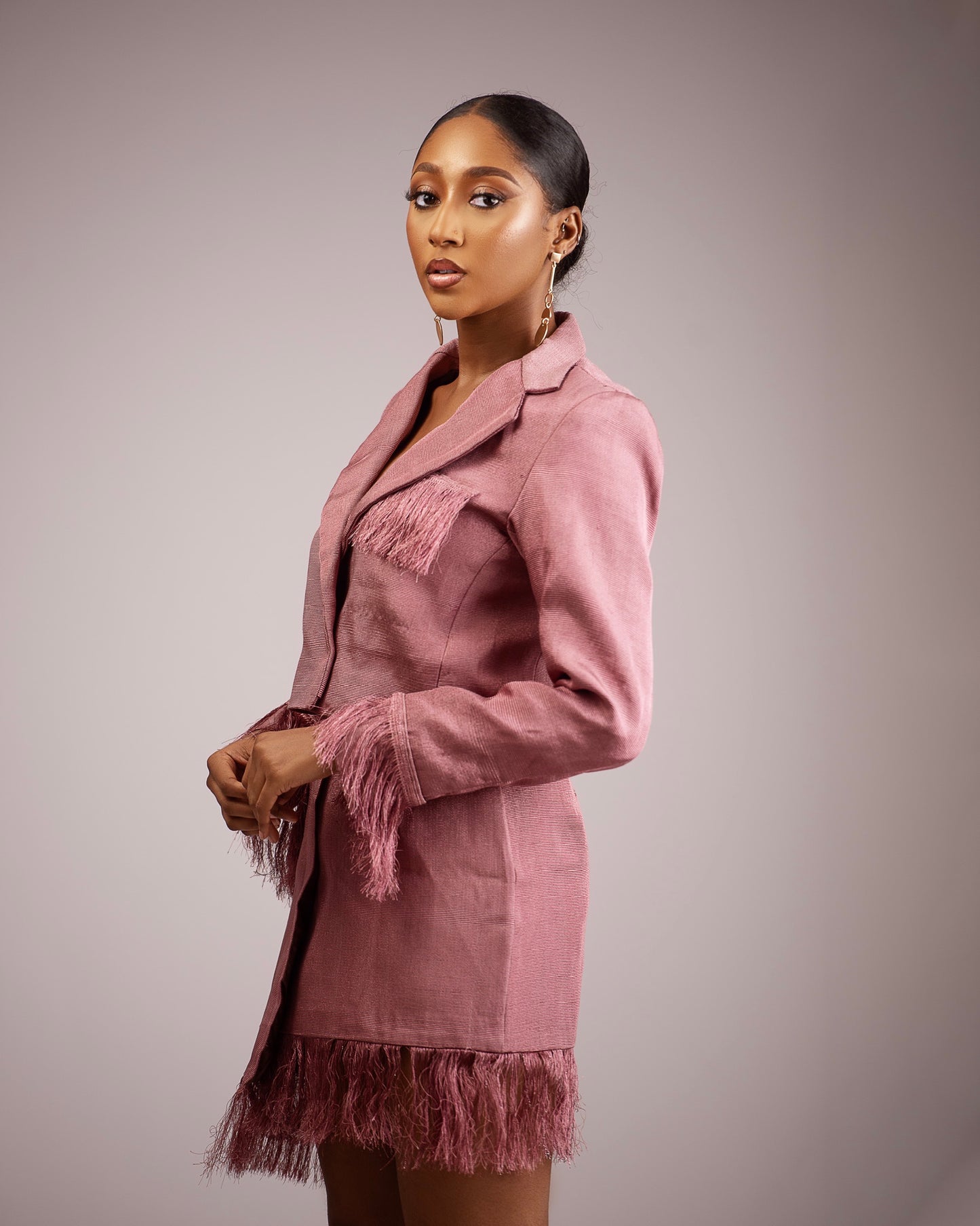 Ebira Fringe Cropped Jacket